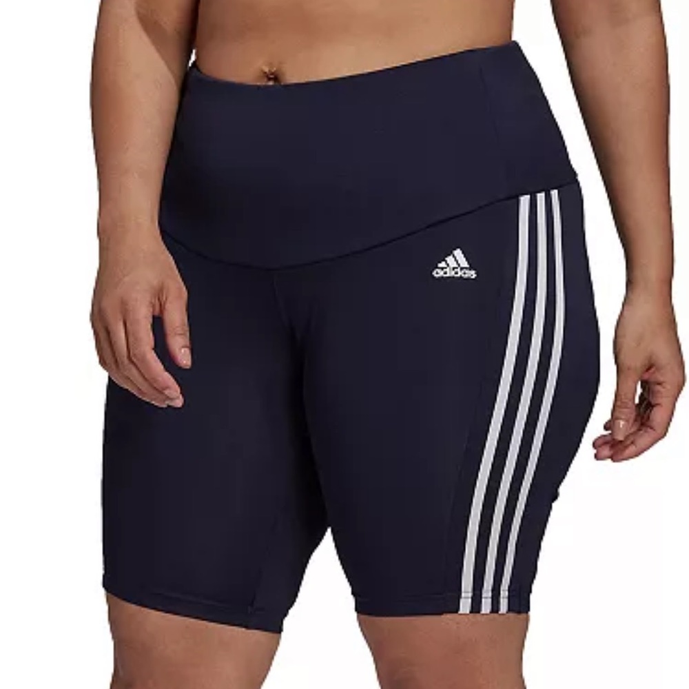 Plus size adidas biker shorts